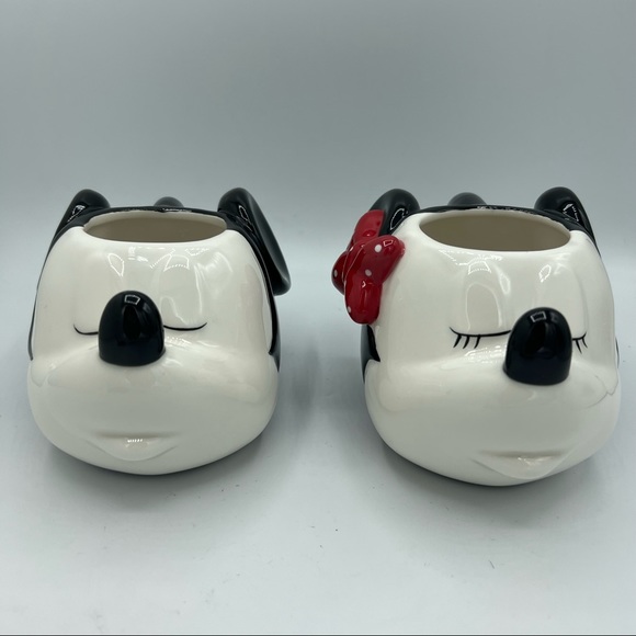 Set of 2 Mickey & Minnie Mouse Mugs Cup Disney Bioworld NEW gift set - Picture 7 of 7